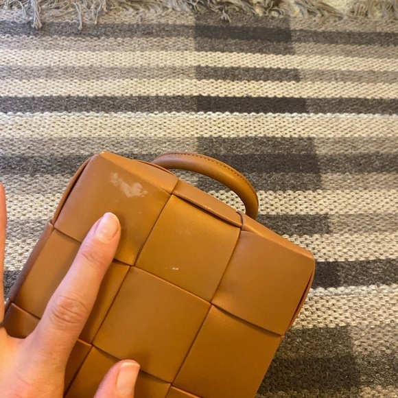 J.Mclaughlin Women’s Garance Woven Leather Handbag Crossbody Bag Tan Resortwear - Picture 14 of 14